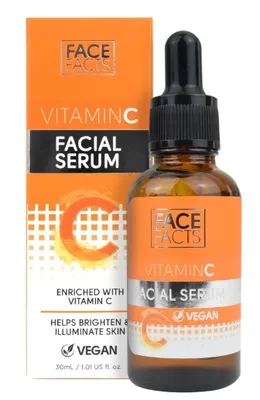 Zdjęcie produktu dla Face Facts Vitamin C Serum do twarzy rozjaśniająco-nawilżające 30ml