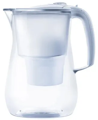 Immagine prodotto di Filtro per acqua AQUAPHOR Onyx white con 1 cartuccia MAXFOR+ - filtro per acqua di  in vetro per ridurre calcare, cloro e altre sostanze
