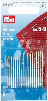 Produktbild von Prym 121295, Handnähen, Scharfe Nadel, 5, 9, 20 Stück(e)