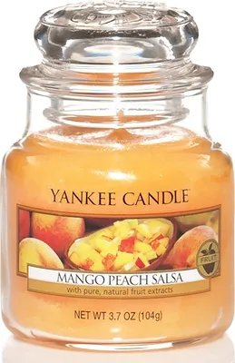 Produktbild von Yankee Candle Mango Peach Salsa, Zylinder, Orange, Moschus, 20 h, 1 Stück(e)