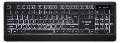 Immagine prodotto di YENKEE Keyboard Backlit quiet USB with low-profile keys