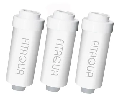 Produktbild von 3x Duschfilter FitAqua, Wasserfilter zum Wohle Ihrer Haut AWF-SWR-P
