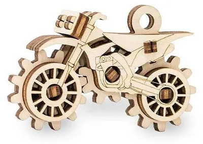 Zdjęcie produktu dla 3D Puzzle Drewniane Crossbike Eco Wood Art