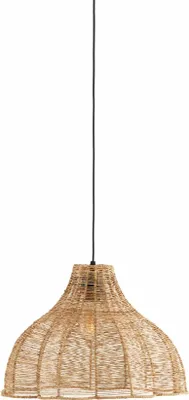 Produktbild von Light & Living - Lampenschirm Tonoda - Braun - Ø43cm - Stoffschirm für E27