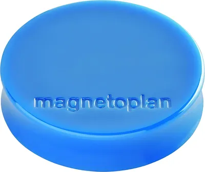 Produktbild von Magnetoplan 1664014, Tafelmagnet, Blau, 0,7 kg, 10 Stück(e)