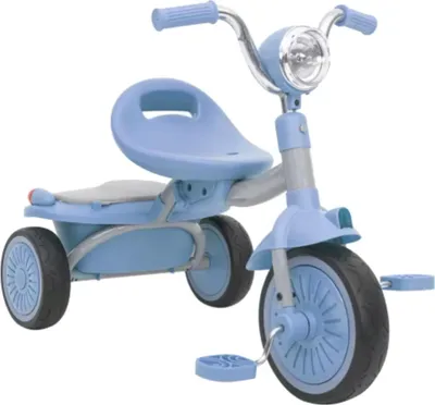 Obrázok produktu pre Zyrell detské trojkolky - 6 v 1 - detský bicykel - bicykel pre bábätká a malé deti - modrý/čierny - 1 až 5 rokov