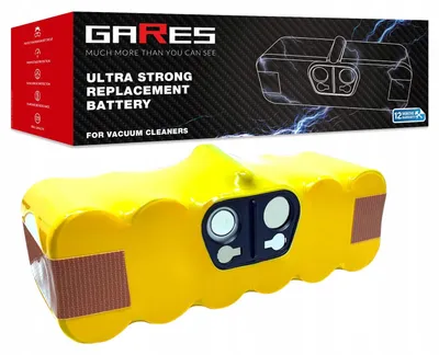 Obrázek produktu pro GARES Akumulátor Baterie pro iRobot Roomba 560 620 700 800 880 | 14,4V 3,5Ah | Zesílená série Vysoký výkon | Gares