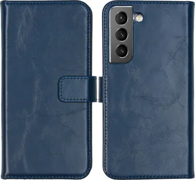 Obrázok produktu pre Selencia Originálne kožené puzdro na knihy pre Samsung Galaxy S22 - modré