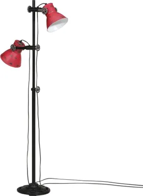 Immagine prodotto di vidaXL Lampada da terra 25 W Rosso 25x25x90/140 cm E27