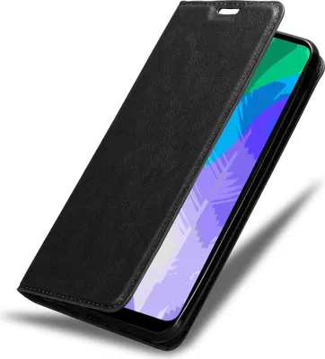 Image de Cadorabo Housse pour Huawei Y6P Housse de protection en noir Etui pour téléphone portable Case Cover Fermeture magnétique