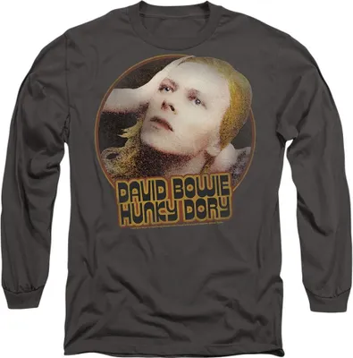 Image de David Bowie - "Hunky Dory" T-shirt homme/femme unie TV9364 (M) (Charbon de bois)