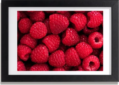 Produktbild von Bild 30x20 MDF-Rahmen, Wandkunst Himbeeren