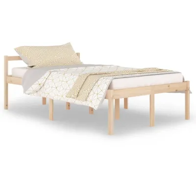 Produktbild von vidaXL Seniorenbett 120x200 cm Massivholz Kiefer