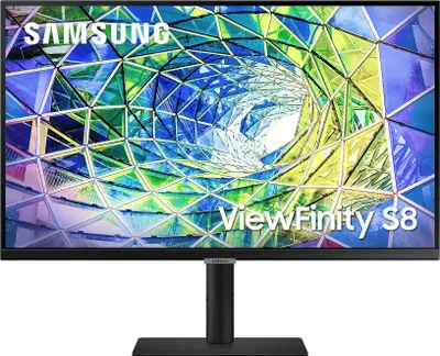Produktbild von Samsung S80UA, 68,6 cm (27"), 3840 x 2160 Pixel, 4K Ultra HD, LCD, 5 ms, Schwarz
