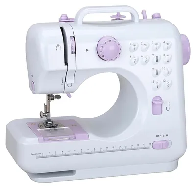 Produktbild von 505A 12 Stiche Elektrische Nähmaschine Mini Haushalt Doppelfaden-Nähmaschine EU 220V, Für Profi Anfänger DIY Begeister Sewing Machine