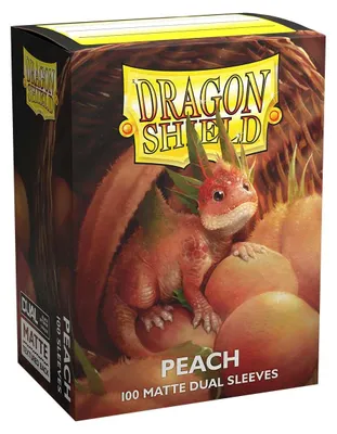 Immagine prodotto di Guaine opache Dual Peach per carte collezionabili 100 pezzi