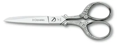 Productafbeelding van 3 Claveles Handarbeidsschaar, "Vullhorn" model, 6 inch
