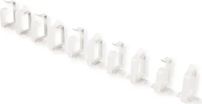 Productafbeelding van ROLINE kabelgeleider, 44x60mm, grijs, 10 stuks