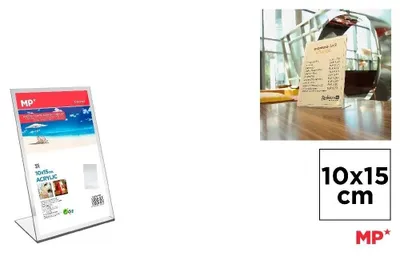 Zdjęcie produktu dla Stojak informacyjny na ulotki 10x15 cm