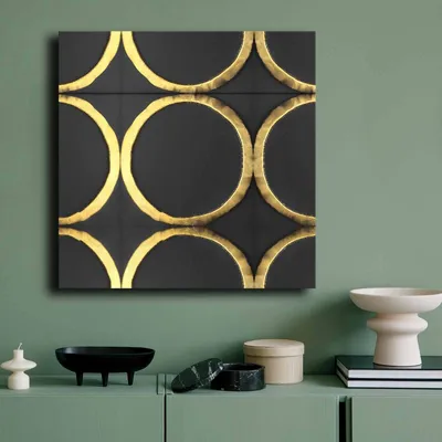 Immagine prodotto di Wallity, 7070GSC-012, Quadro decorativo su tela, Multicolore, 100% TELA, 70 x 70 cm