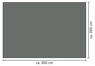 Produktbild von Sonnensegel Rechteck anthrazit 200x 300 cm