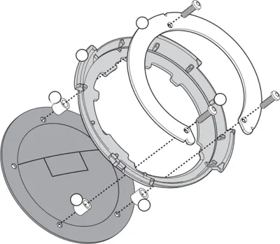Immagine prodotto di Flangia serbatoio Tanklock/TanklockED GIVI BF01