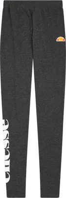 Zdjęcie produktu dla ellesse legginsy damskie SOLOS 2 - długie spodnie, dżersej, bawełna stretch, nadruk logo ciemnoszary 2XS