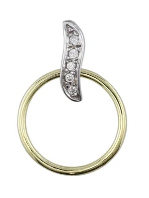 Produktbild von MIAMAR 0958184 Damen Anhänger 14 Karat (585) Bicolor Bicolor Gold weiß