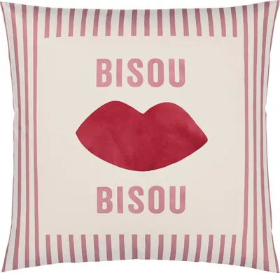 Produktbild von Elegante Bettwäsche Bisou Rosarot 24522/1 Na.Kissen 40/40