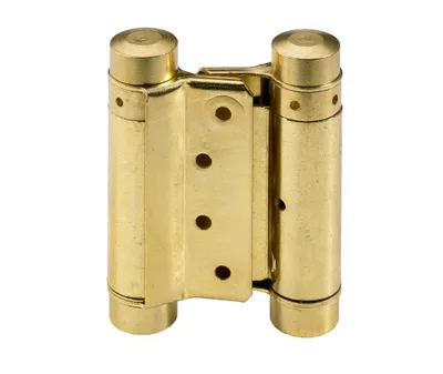 Produktbild von Hettich Pendeltürbeschlag 75mm vermessingt