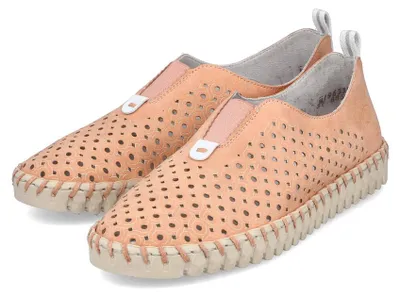 Obrázok produktu pre Rieker dámska slip-on obuv apricot-orange-white, Farba:červená, Veľkosť EÚ:40