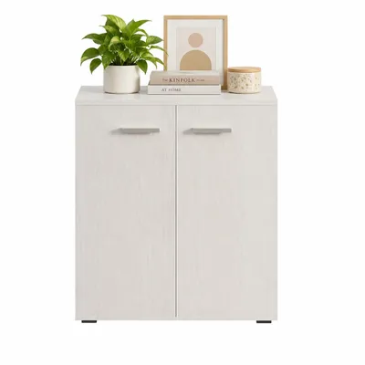 Obrázok produktu pre Kompaktná komoda v bielej farbe (68 cm) v modernom štýle loft