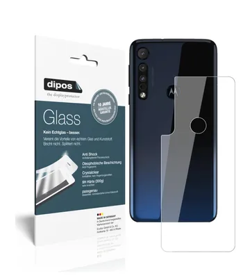 Produktbild von 2x Schutzfolie für Motorola One Macro Rückseite - Anti-Shock 9H Folie dipos Glass Kunststoffglas