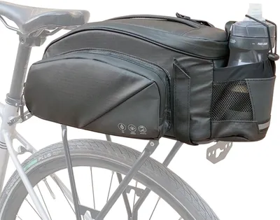 Obrázok produktu pre Cyklistická taška, vodotesná, 6-v-1, čierna, pre bicykel