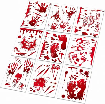 Imagen del producto de 9 pegatinas para ventanas con temática de Halloween