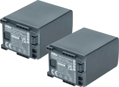 Produktbild von vhbw 2x Akku Ersatz für Canon 2740B002, BP-827 für Videokamera Camcorder (2400 mAh, 7,2 V, Li-Ion) + Infochip