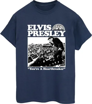 Produktbild von Elvis - "A Heartbreaker" T-Shirt für Damen BI43247 (XL) (Marineblau)