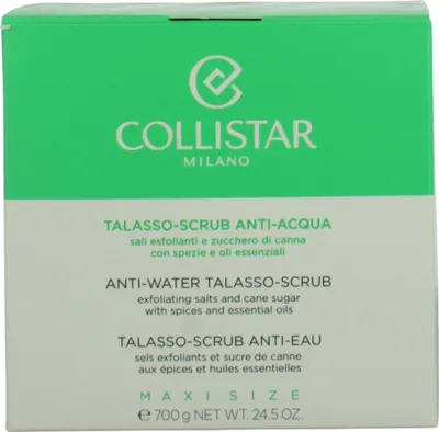 Productafbeelding van Collistar Anti-water Talasso-scrub 700g, Lichaamspeeling, voor dames, revitaliserend, exfoliërend, hydraterend, voedend, in pot, 700 gram, 1 stuk