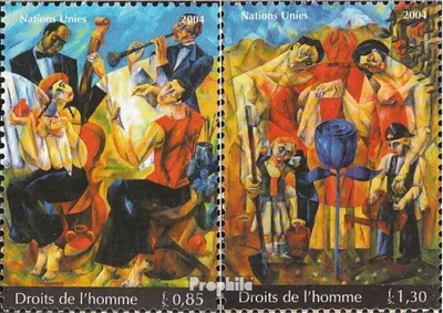 Produktbild von Briefmarken UNO - Genf 2004 Mi 505-506 (kompl.Ausg.) FDC Menschenrechte