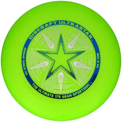 Produktbild von Discraft Ultrastar Frisbee 175g Grün Ultimate Scheibe Outdoor Sport