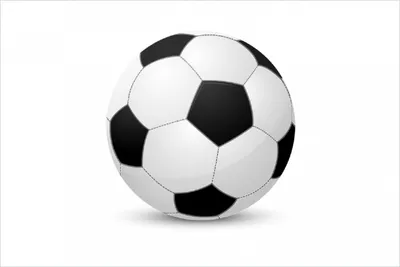 Produktbild von Wallario Poster - Fußball klassisch vor weißem Hintergrund, Kunstdruck Größe: 100 x 150 cm