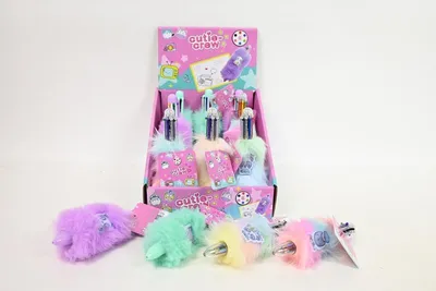 Obrázek produktu pro CANENCO CUTIE CREW pero 6 barev plyš CC60301