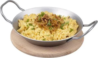 Produktbild von Famanu Bratpfanne mit Servierplatte - Silber - Gourmetset