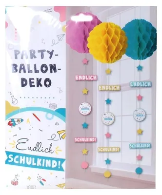 Produktbild von 3 Hänge-Deko Schulanfang Einschulung Deko 1. Schultag