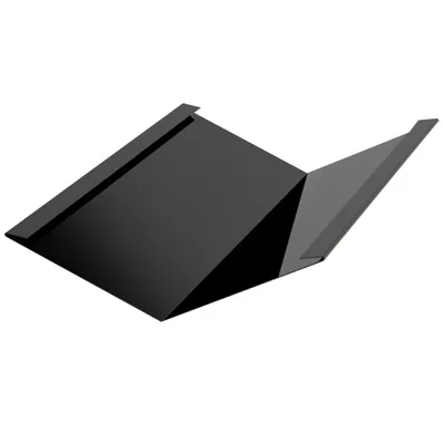 Zdjęcie produktu dla Rynna RŠ 333, 2 mm, ocynkowana, czarna RAL9005