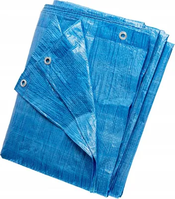 Image de Bâche 3x4 bleue renforcée 4x3 couverture épaisse et résistante