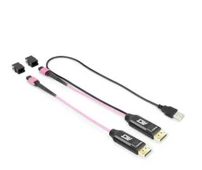 Produktbild von ACT DisplayPort to MTP/MPO adapter set to extend a DisplayPort connection up to 8K@60Hz (AK4165)