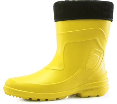 Image de Bottes en caoutchouc Ladeheid Thermo Eva pour femmes LA-800-2017 (jaune foncé/noir, 42)
