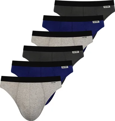 Produktbild von NUR DER unterhose unterwäsche basic klassisch Baumwolle Stretch navy/grau mel. M (Herren)