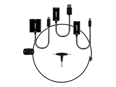 Obrázok produktu pre Lindy Videoadapter - Schwarz - unterstützt 4K 60 Hz (3840 x 2160)